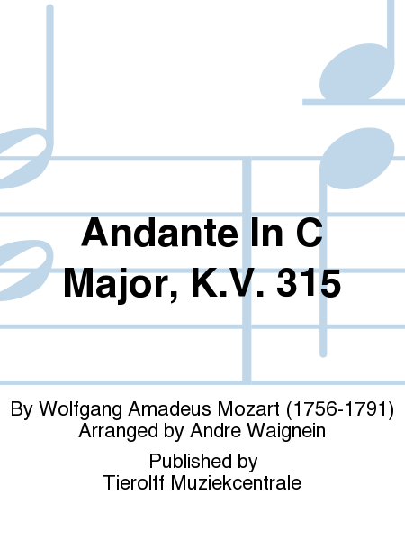 Andante In C Major, K.V. 315 image number null