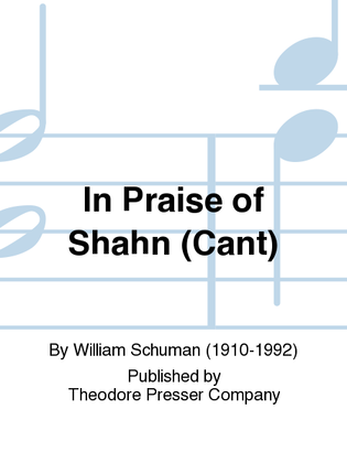 In Praise of Shahn (Cant)