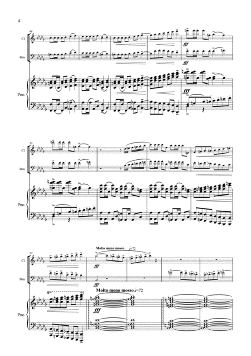 Tchaikovsky - Romance Op.5 - Clarinet Bassoon & Piano