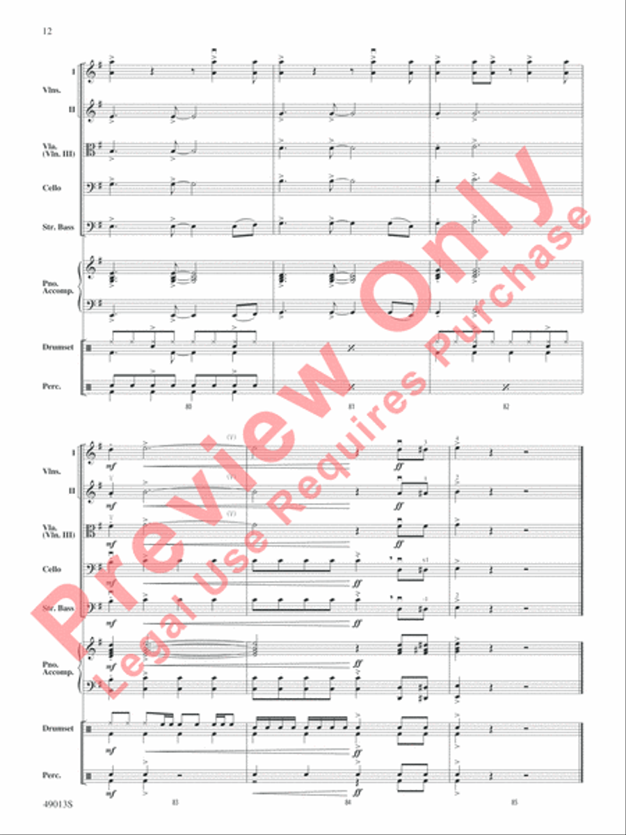A Dua Lipa Duo A Dua Lipa Duo String Orchestra scores gallery preview page 13