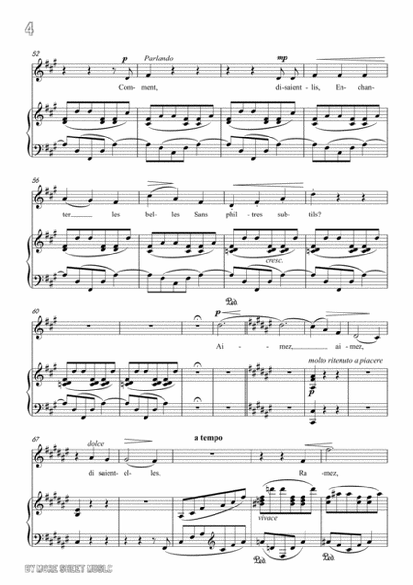 Liszt-Comment disaient-ils in f sharp minor,for Voice and Piano image number null