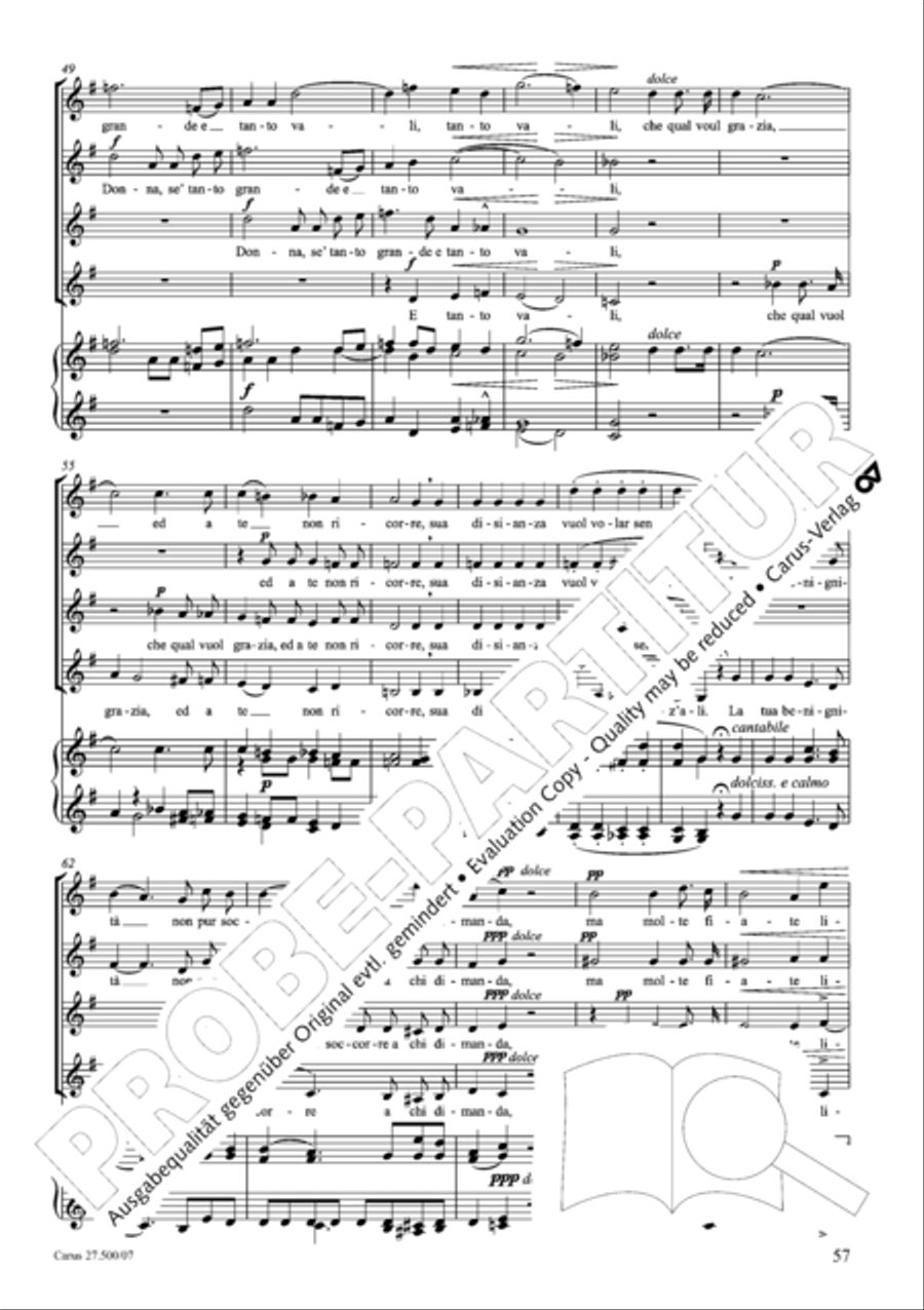 Quattro pezzi sacri Orchestra scores gallery preview page 58