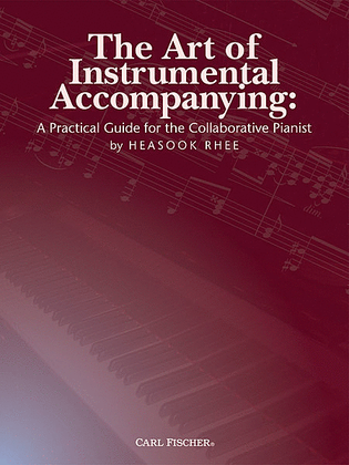 Book cover for The Art of Instrumental Accompanying