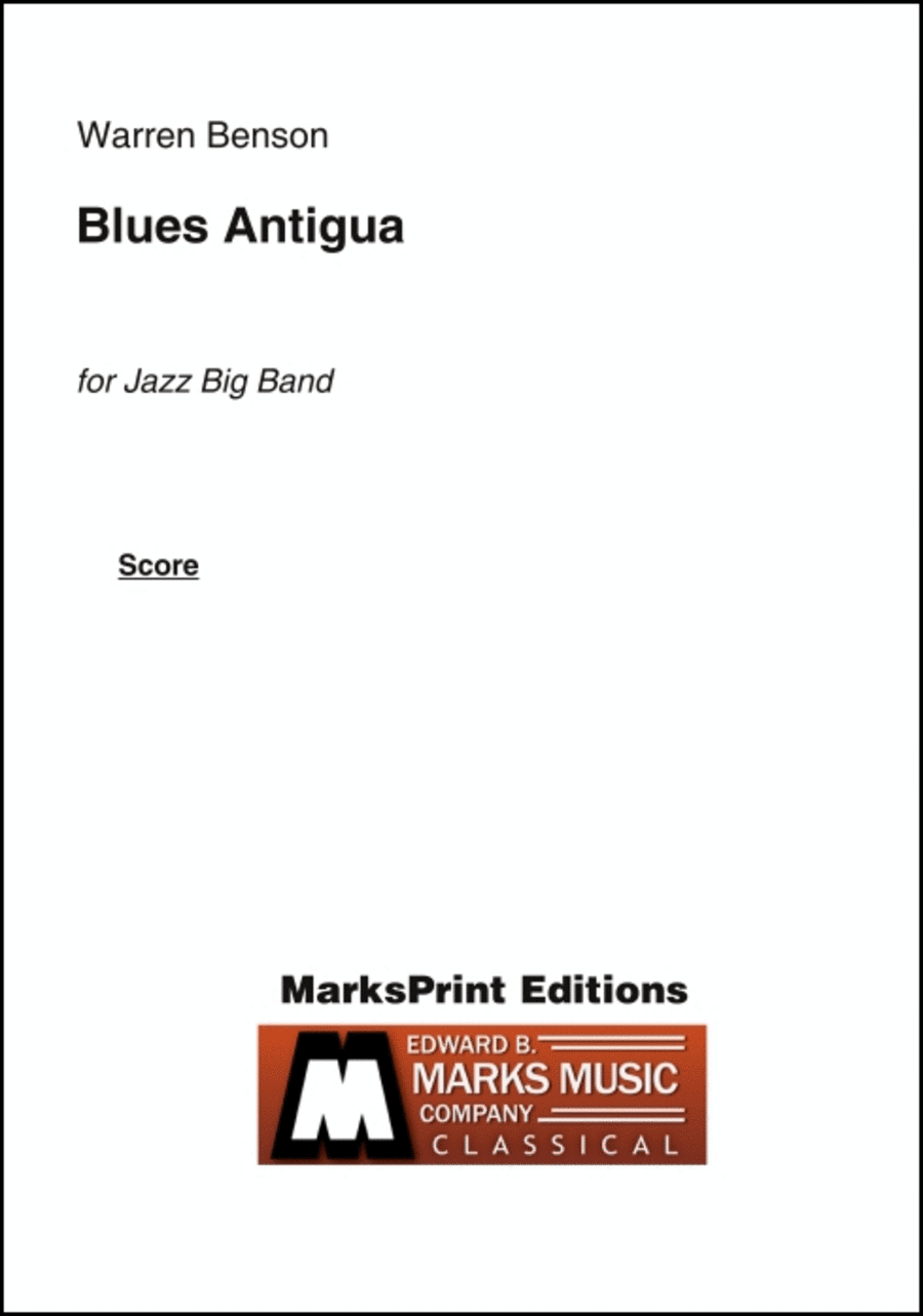 Book cover for Blues Antigua