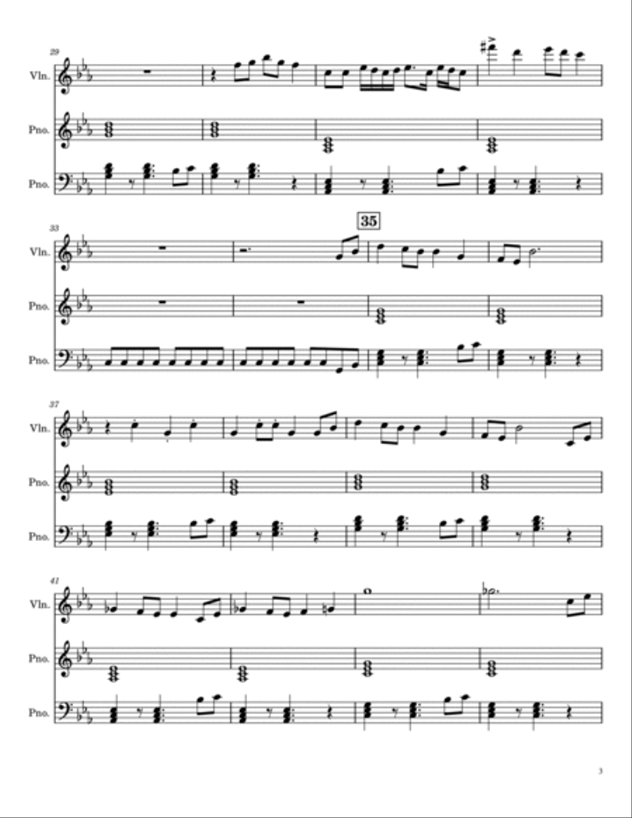 Toxic Violin Solo scores gallery preview page 3