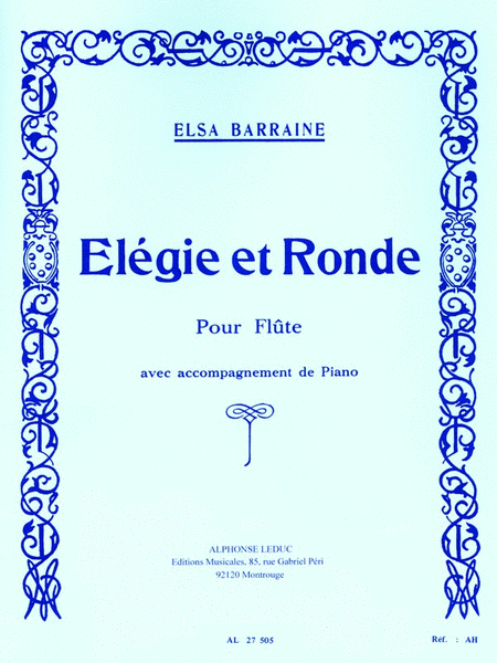 Elegie Et Ronde (flute & Piano)