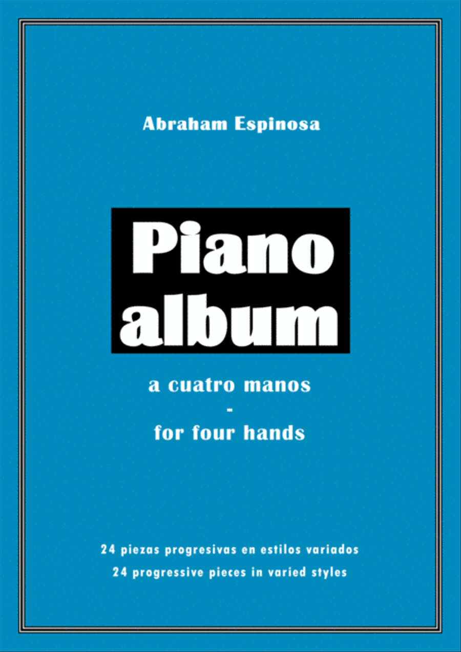 PIANO ALBUM a cuatro manos (for four hands) Piano Duet scores gallery preview page 1