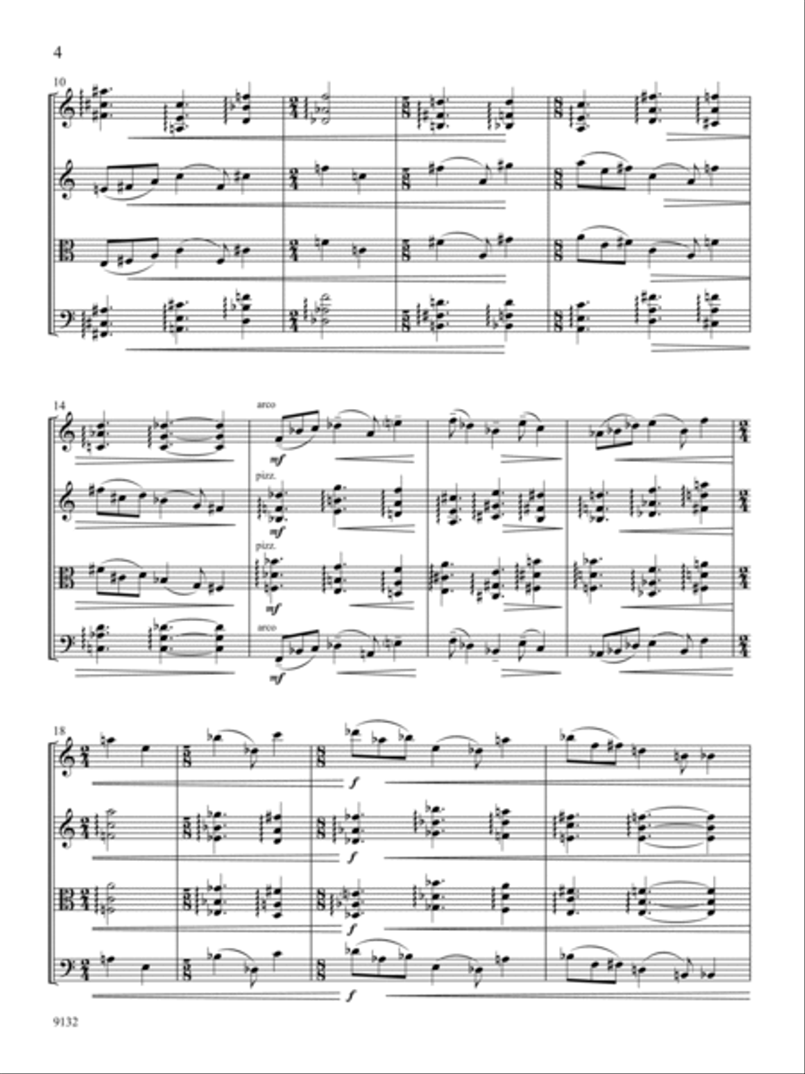 String Quartet No. 8 String Quartet scores gallery preview page 6