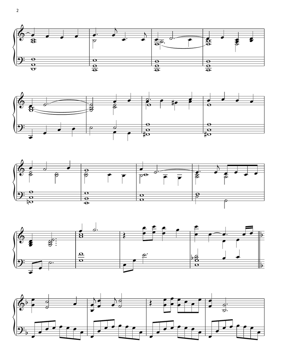 Sometimes Sometimes Piano Solo scores gallery preview page 2