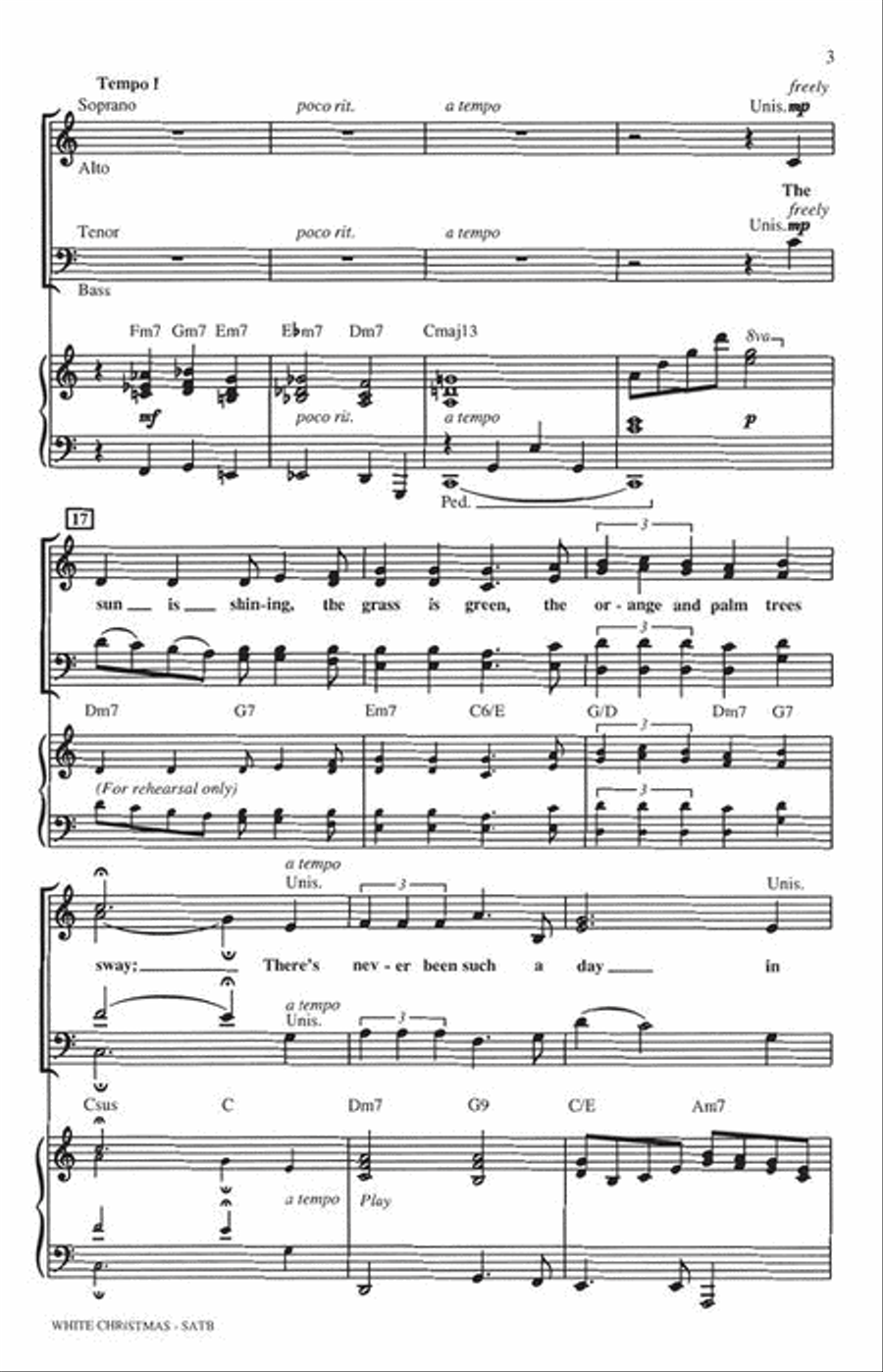 White Christmas White Christmas 4-Part scores gallery preview page 4