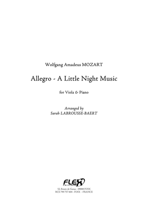 Book cover for Allegro - Little Night Music