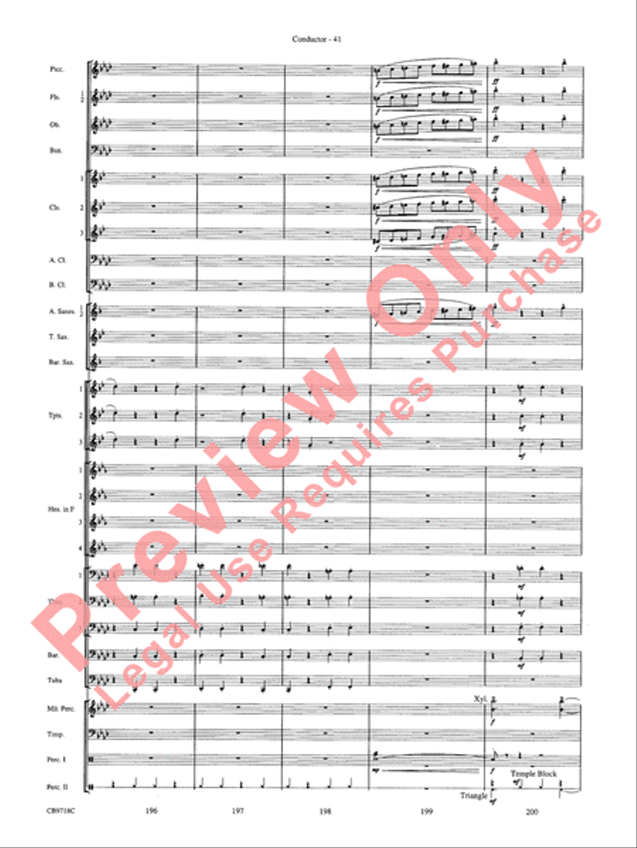 Gershwin! (Medley) Gershwin! (Medley) Concert Band scores gallery preview page 44