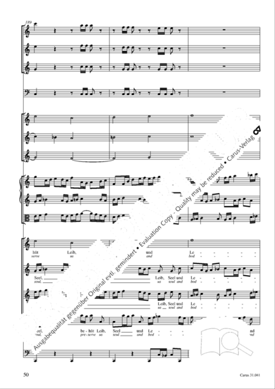 O Lord, we come to praise thee 4-Part scores gallery preview page 51