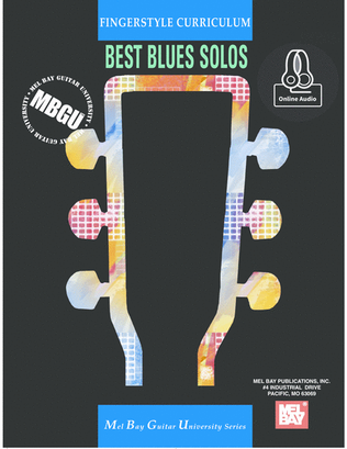 Book cover for MBGU Fingerstyle Curriculum: Best Blues Solos