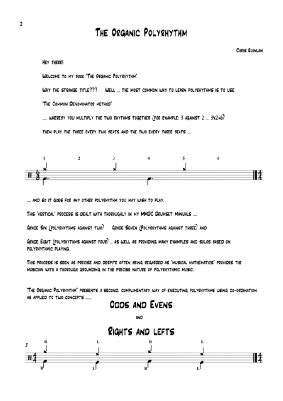 The Organic Polyrhythym The Organic Polyrhythym Organ scores gallery preview page 2