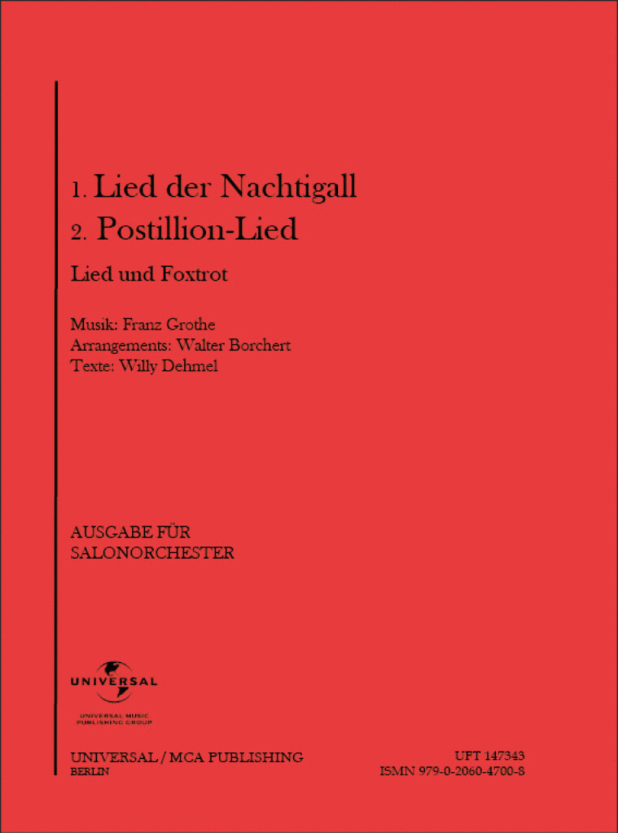 Postillon-Lied-Lied der Nachtigall