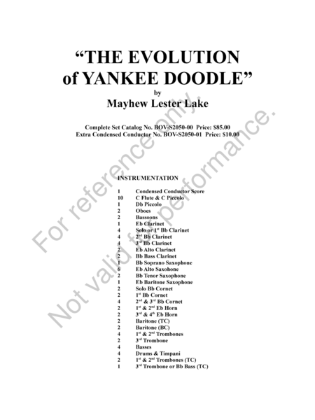 The Evolution of Yankee Doodle