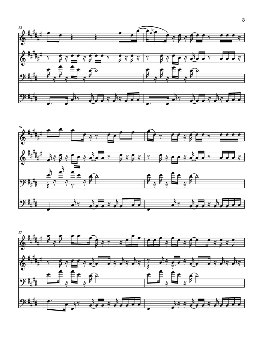 Whatcha See Is Whatcha Get Brass Quartet scores gallery preview page 4