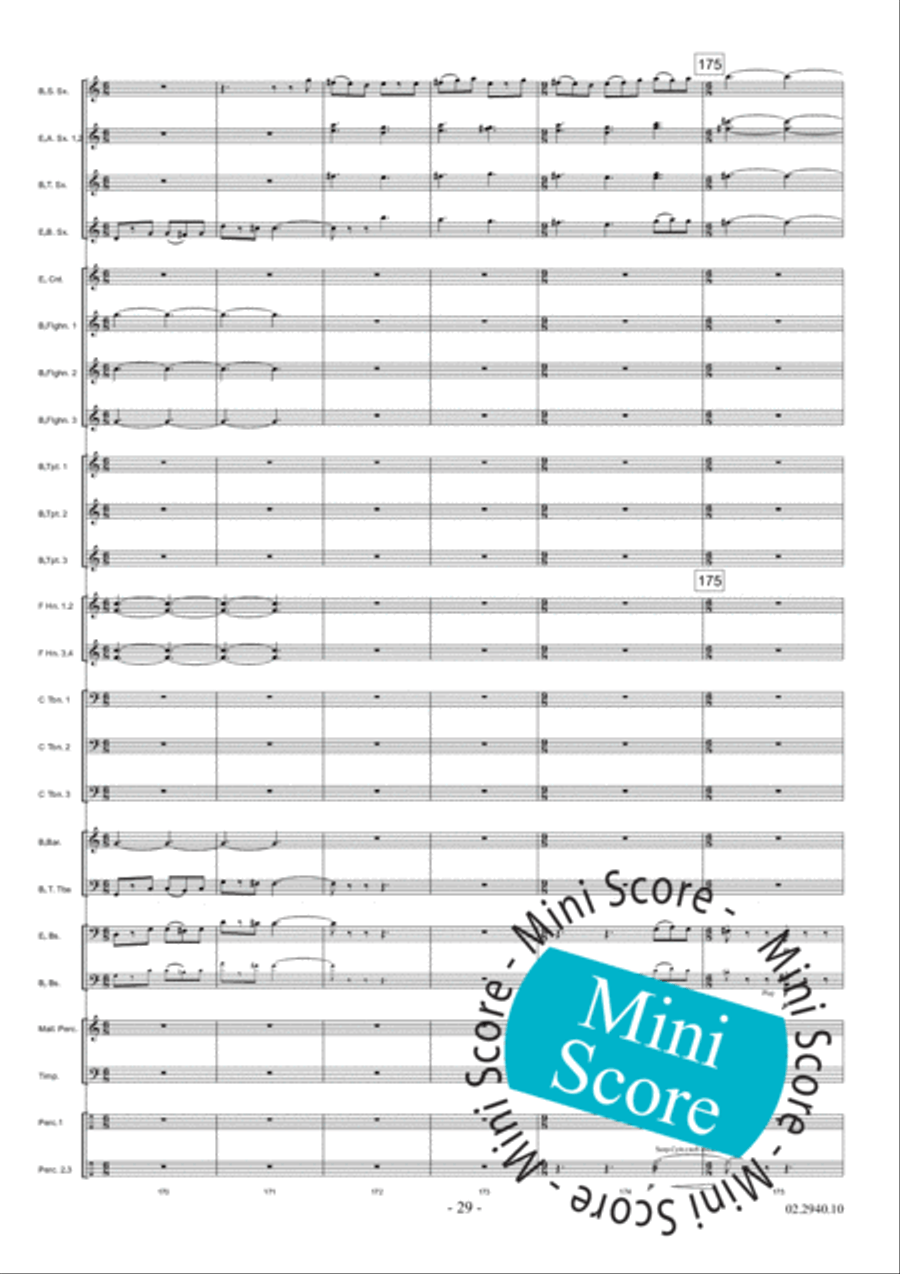 Aurora Fanfare Band scores gallery preview page 35