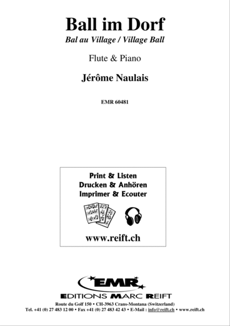Ball im Dorf Flute Solo scores gallery preview page 2