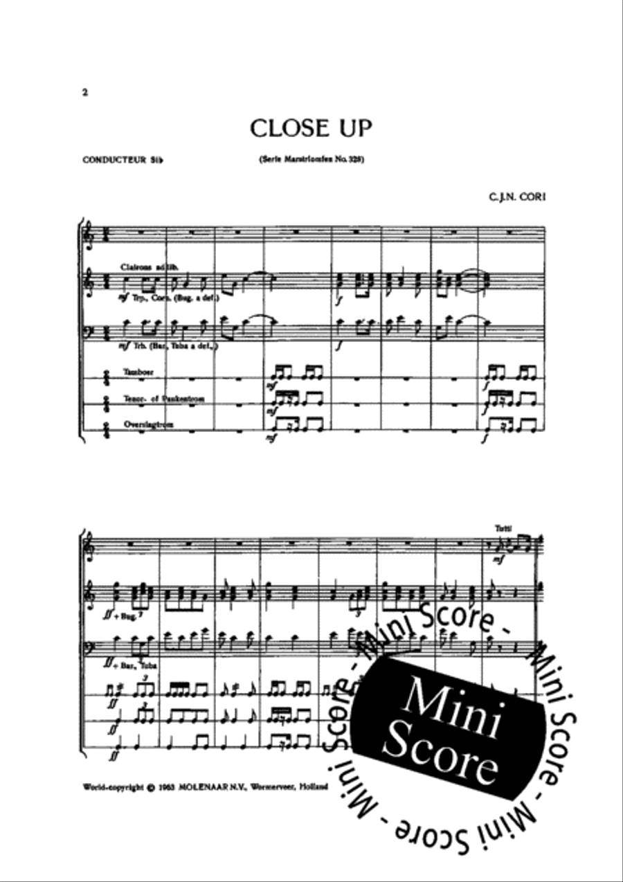 Close Up Fanfare Band scores gallery preview page 4