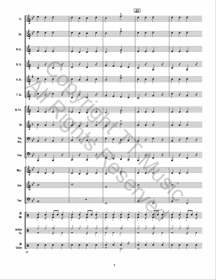 Christmas Concert 2 for 1 Concert Band scores gallery preview page 8