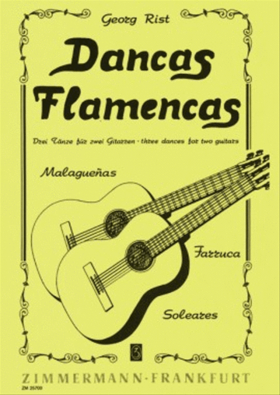 Dancas Flamencas Guitar Duet scores gallery preview page 1