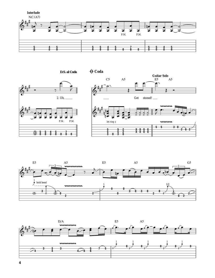 Have A Drink On Me Acoustic Guitar scores gallery preview page 4