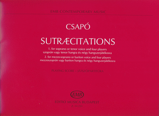 Sutraecitations for soprano or tenor voice-for m