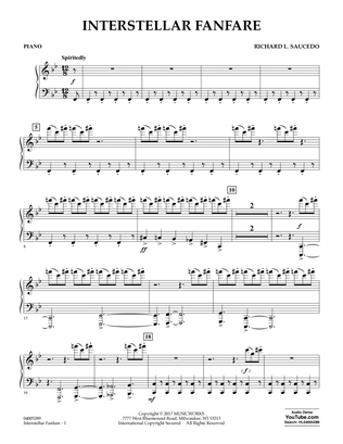 Interstellar Fanfare - Piano