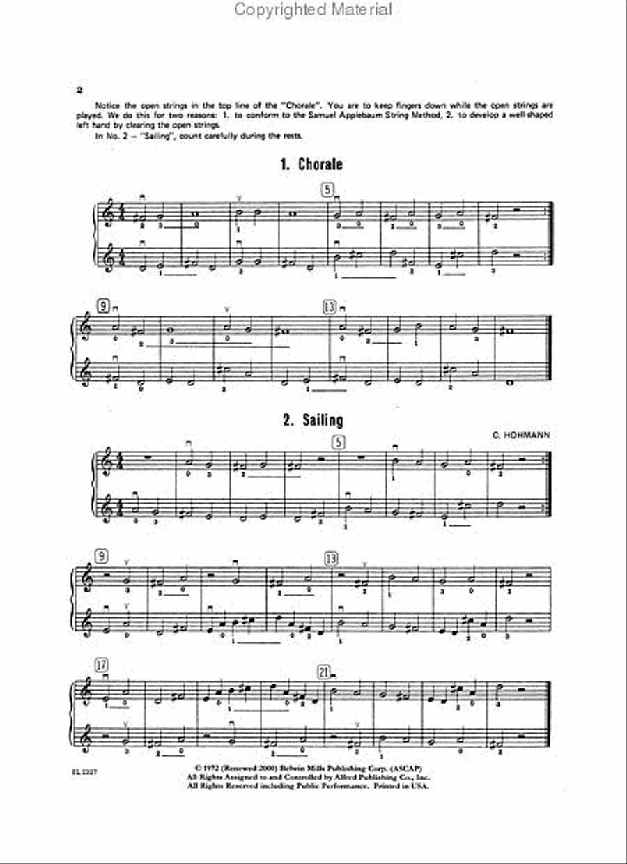 Chamber Music for Two String Instruments, Book 1 Chamber Orchestra scores gallery preview page 2