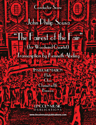 Book cover for March – The Fairest of the Fair (for Woodwind Quartet)
