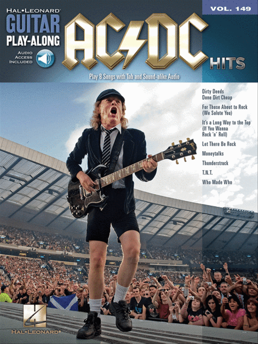 AC/DC Hits Guitar Tablature scores gallery preview page 1