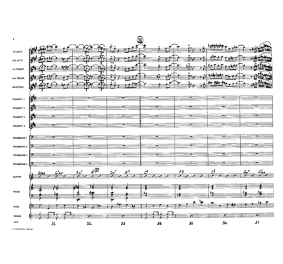 Sax-O-Rama Jazz Ensemble scores gallery preview page 6