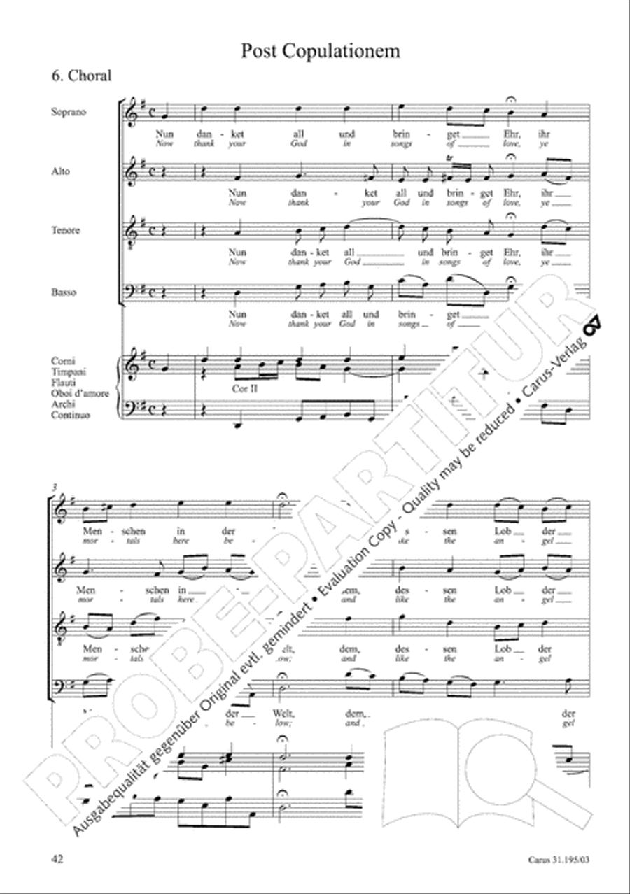 For the righteous light is sown (Dem Gerechten muss das Licht) 4-Part scores gallery preview page 43
