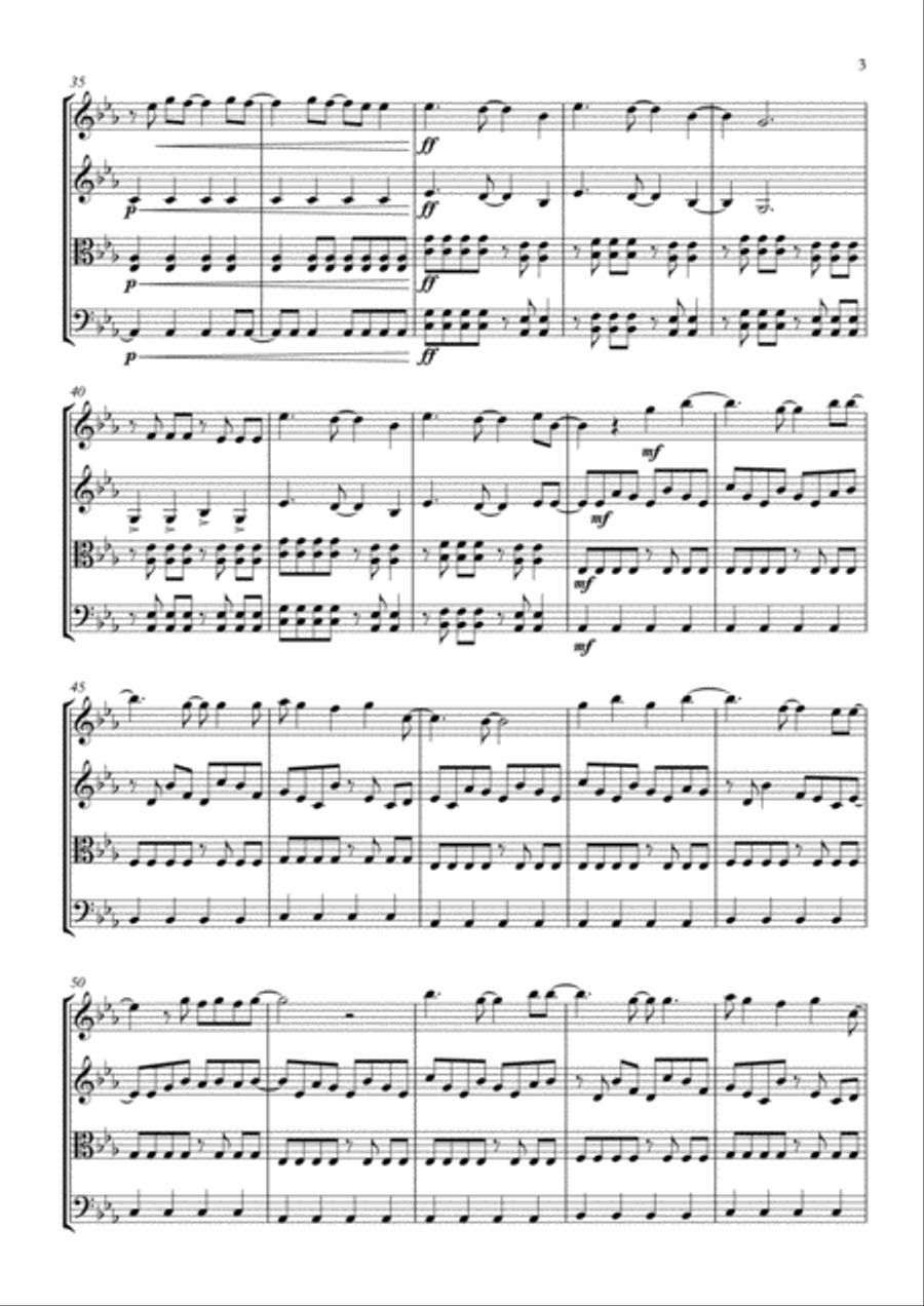 A Favor House Atlantic String Quartet scores gallery preview page 3