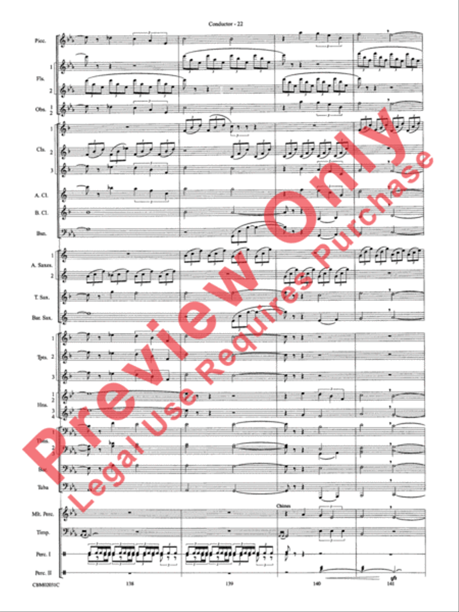Band of Brothers, Symphonic Suite from Concert Band scores gallery preview page 25