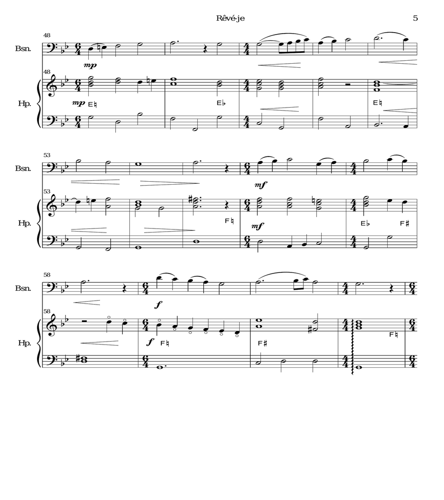 Reve-je for bassoon and harp image number null