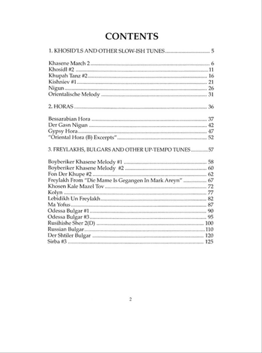 Easy Klezmer Tunes Violin Solo scores gallery preview page 8