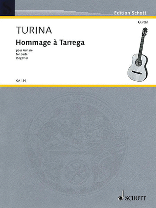 Book cover for Hommage a Tarrega, Op. 69