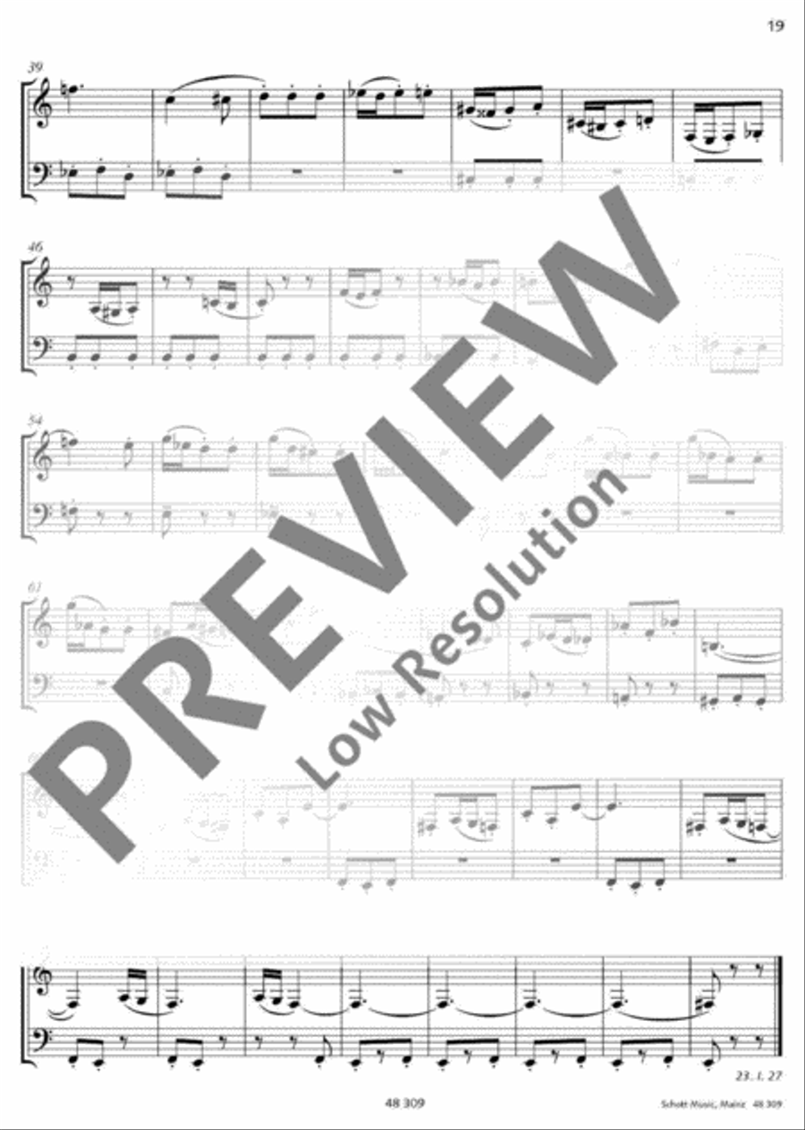 Musikalisches Blumengärtlein und Leyptziger Allerley Clarinet scores gallery preview page 20