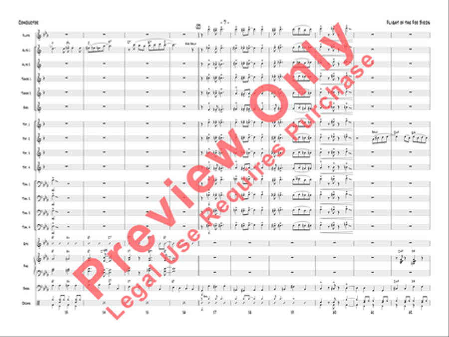 Flight of the Foo Birds Jazz Ensemble scores gallery preview page 24