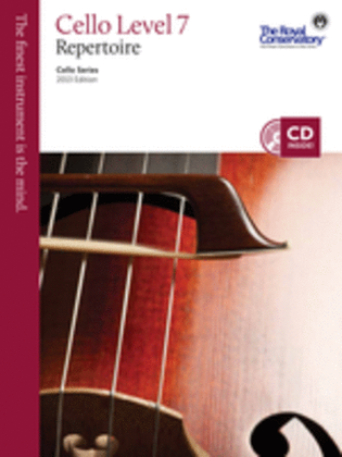 Book cover for Cello Repertoire Level 7