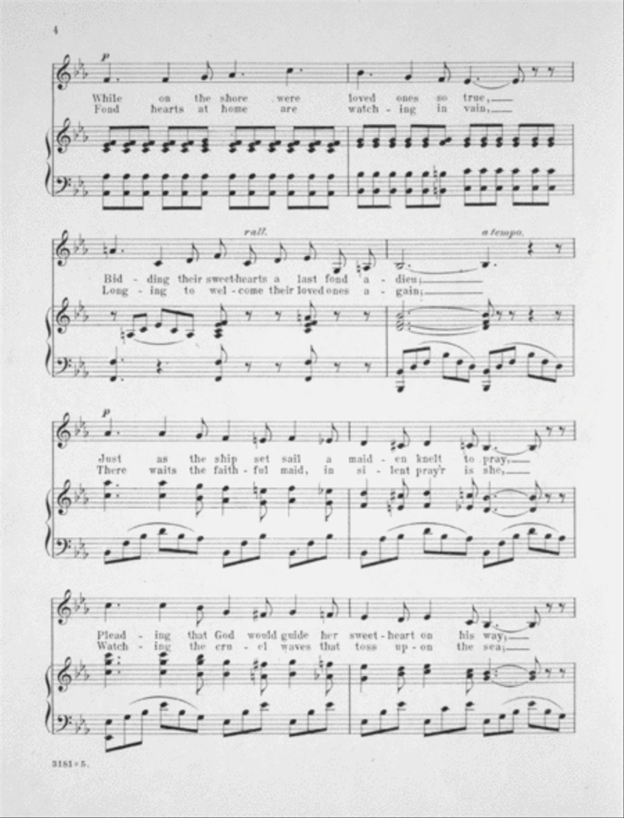 A Thousand Leagues Under the Sea. Baritone or Bass Song Voice scores gallery preview page 3
