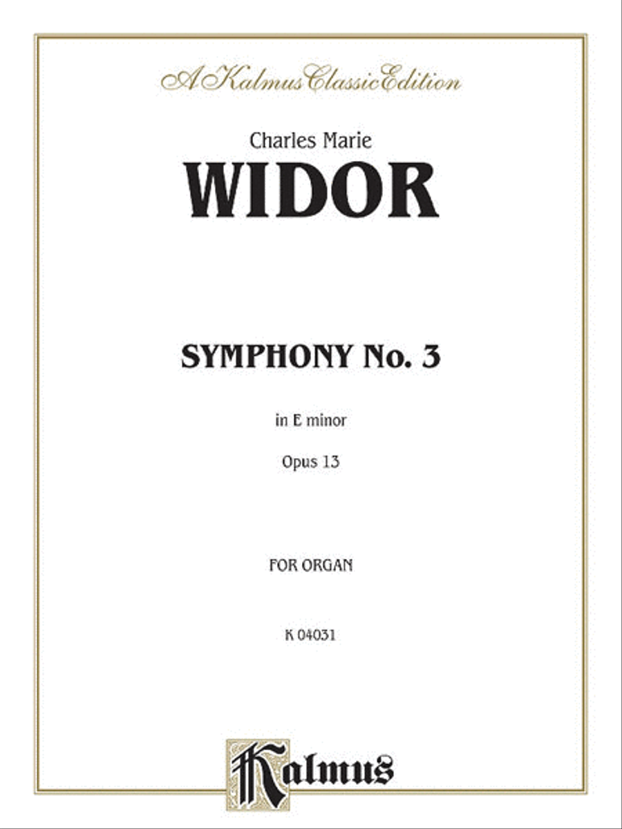 Symphony No. 3 in E Minor, Op. 13 Small Ensemble scores gallery preview page 1