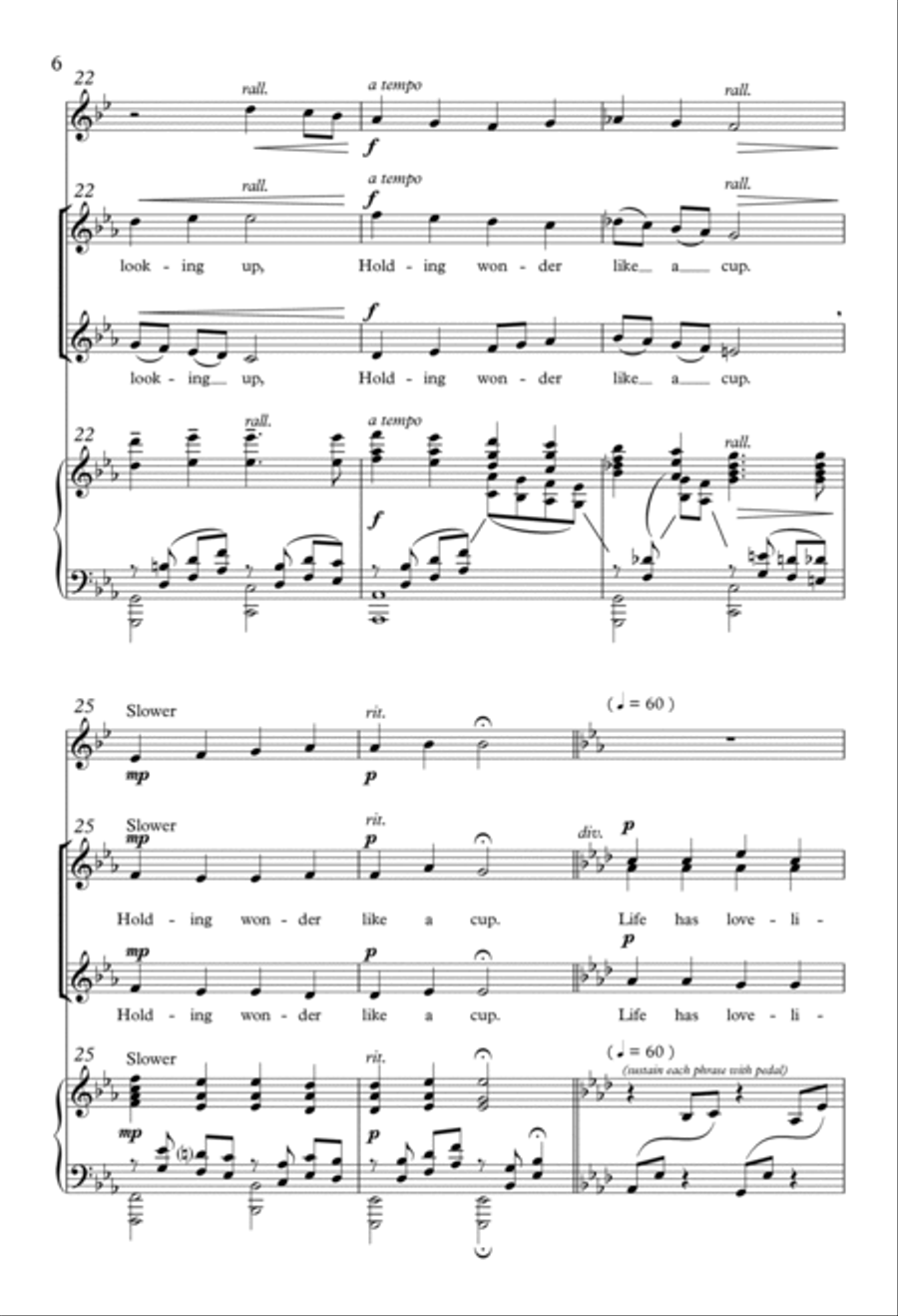 Life Has Loveliness To Sell SSA scores gallery preview page 5