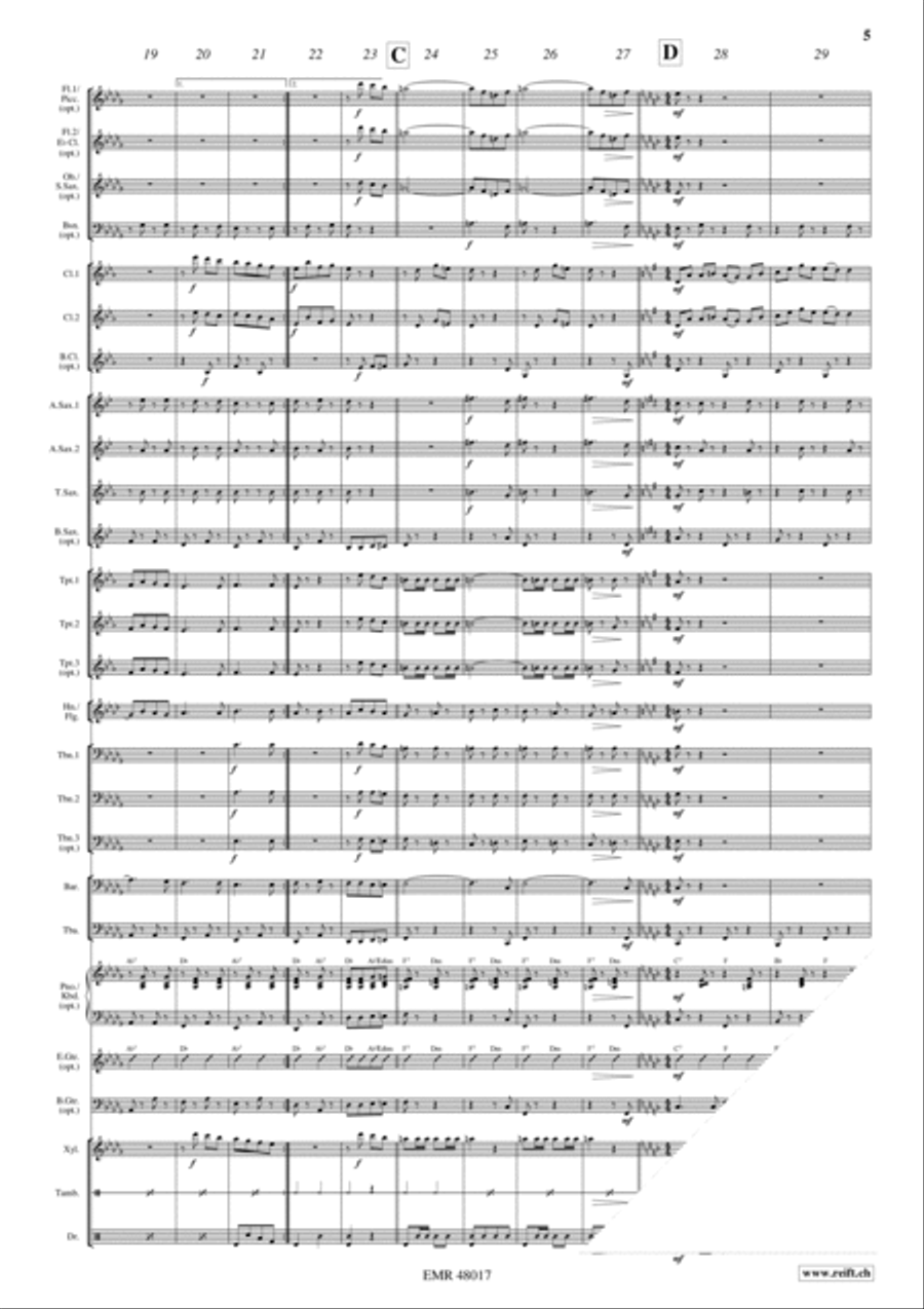 Can-Can Concert Band scores gallery preview page 5