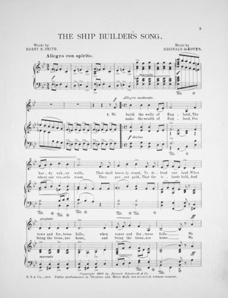The Ship Builder's Song