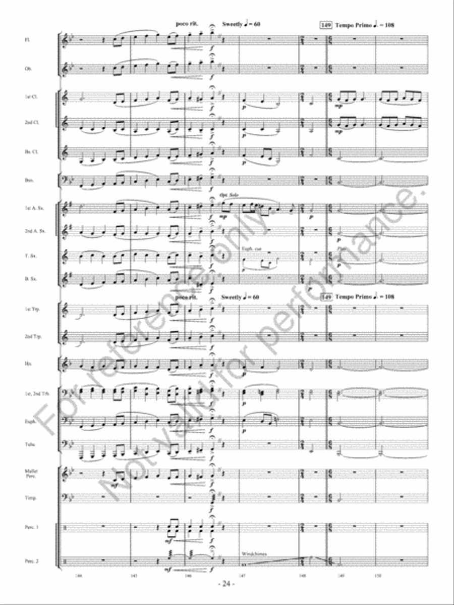 Beyond Bold Horizons Concert Band scores gallery preview page 25