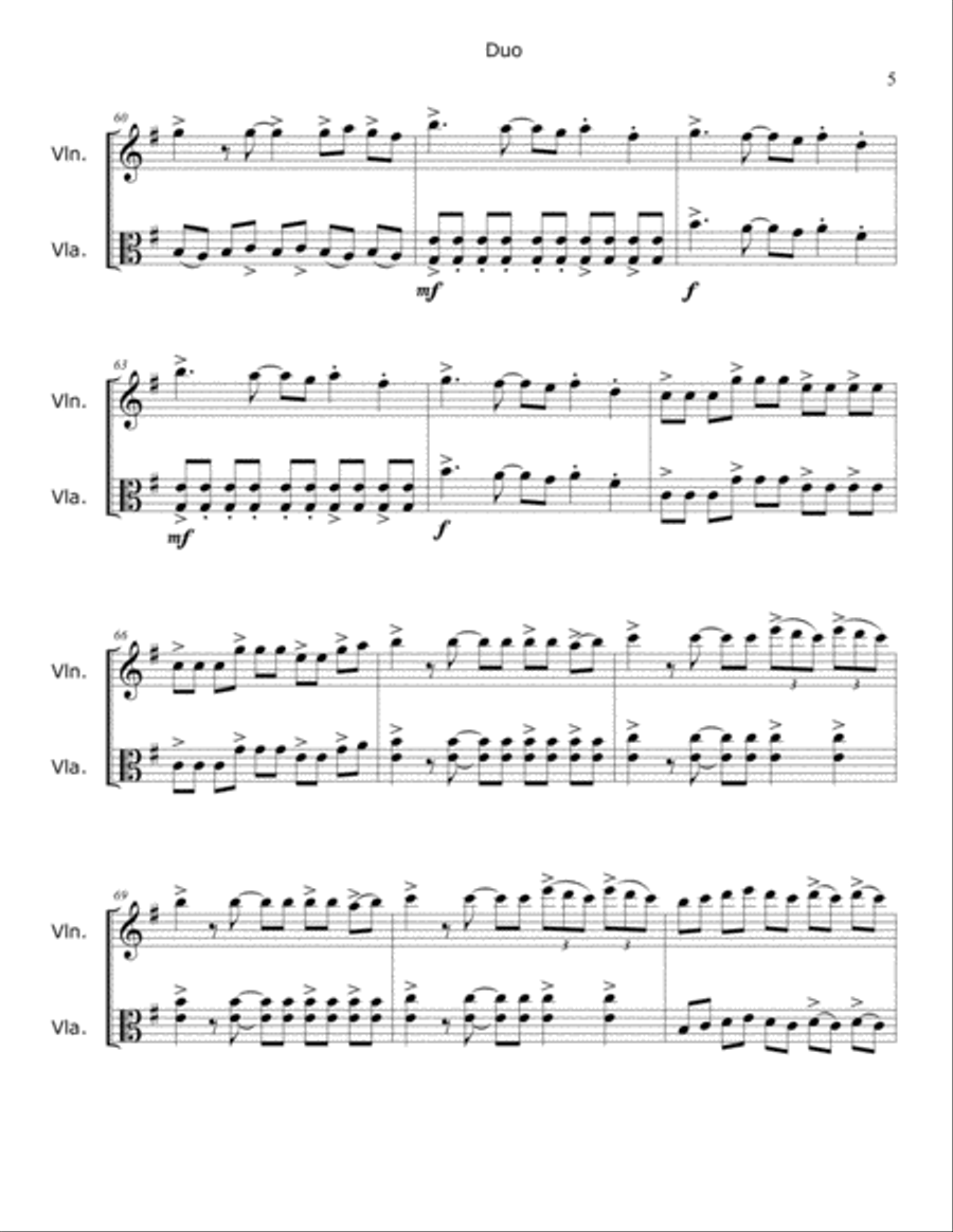 DUO DUO Set of Parts scores gallery preview page 5